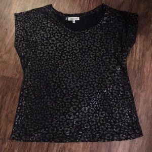 Jennifer Lopez designer cheetah print top